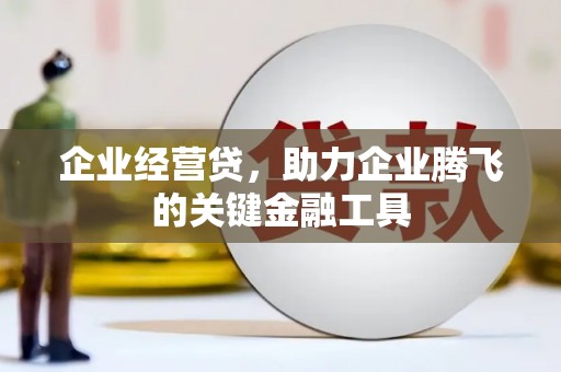 包河企业经营贷，助力企业腾飞的关键金融工具
