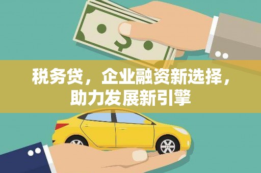 包河税务贷，企业融资新选择，助力发展新引擎