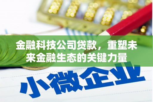 包河金融科技公司贷款，重塑未来金融生态的关键力量