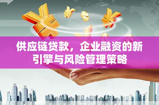 包河供应链贷款，企业融资的新引擎与风险管理策略