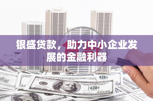 包河银盛贷款，助力中小企业发展的金融利器