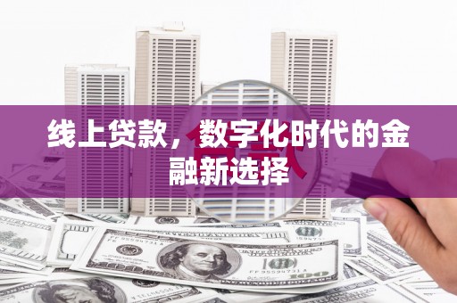 包河线上贷款，数字化时代的金融新选择