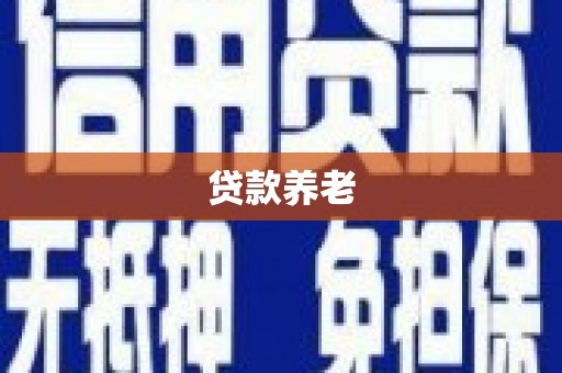 包河贷款养老