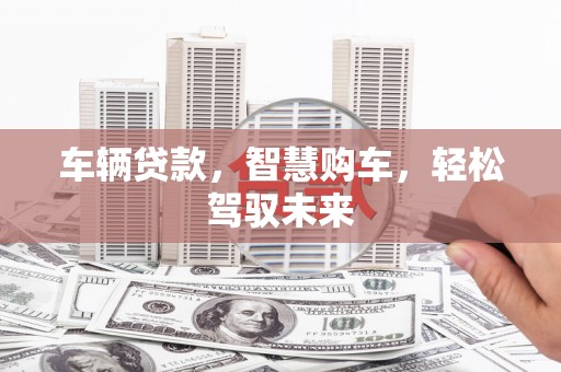 包河车辆贷款，智慧购车，轻松驾驭未来