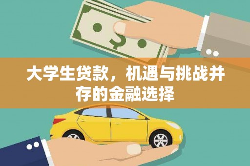包河大学生贷款，机遇与挑战并存的金融选择